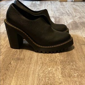 Dr. Marten chunky heels